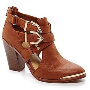 Buckle dark tan  boots